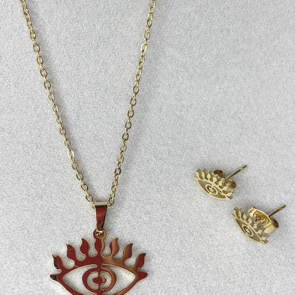 Set Collar Ojo Turco