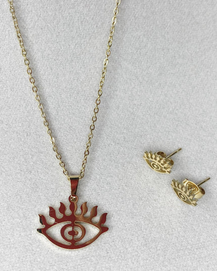 Set Collar Ojo Turco
