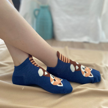 Medias Taloneras Fox - Azul
