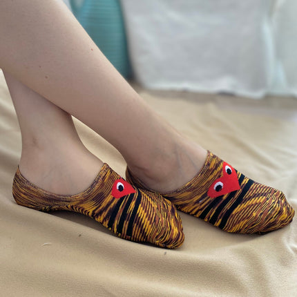 Medias Tobillera Corazón - Marron