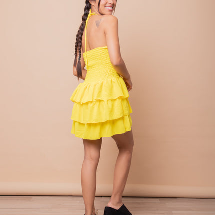 Vestido P-Agatha - Amarillo