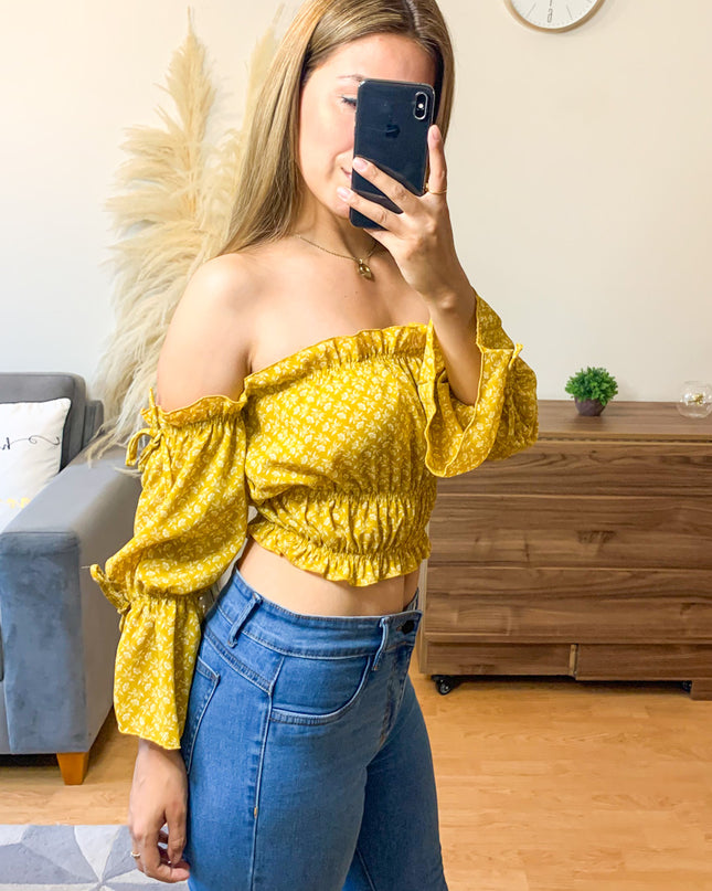 Blusa Marissa - Mostaza
