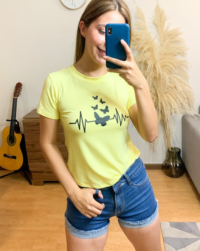 Polo Barú - Mariposa - Amarillo