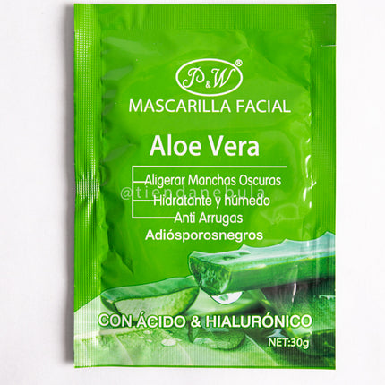 Mascarilla Facial - Aloe vera