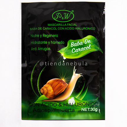 Mascarilla Facial - Baba de caracol