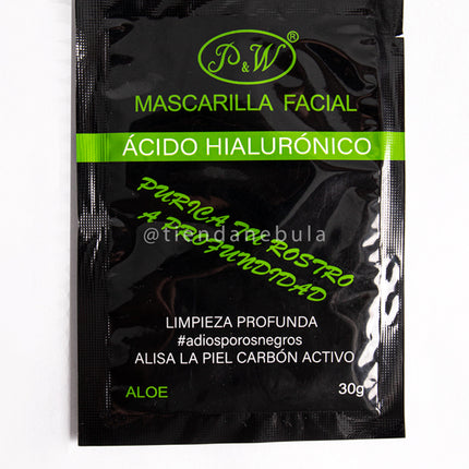 Mascarilla Facial - Carbón activo