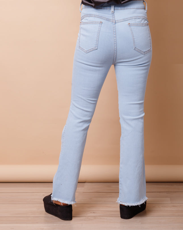 Pantalón Acampanado 4.0 - Ice Rasgado