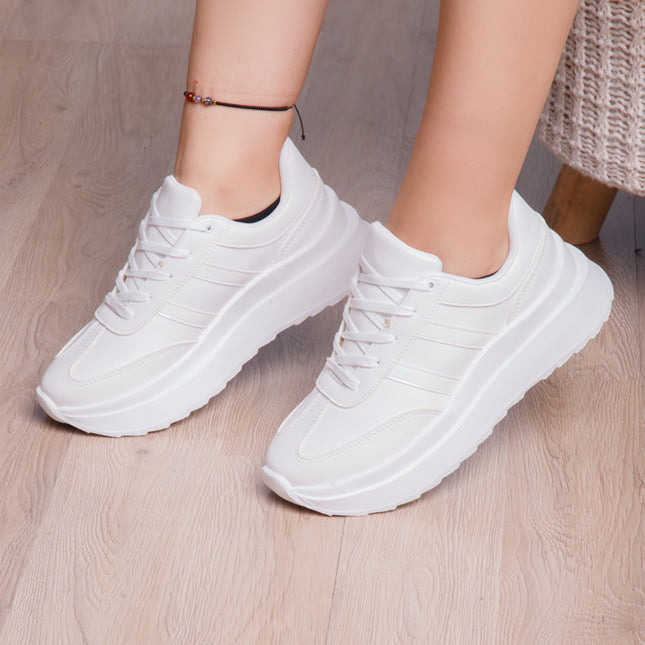 Zapatillas Urbanas Mujer Bangui - Blanco