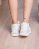Zapatilla Snow - Blanco Cuero