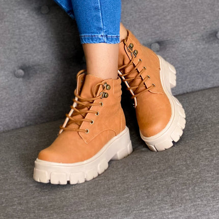 Botas Mujer Kemer - Camel
