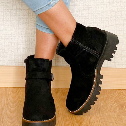 Botas Mujer Side - Negro