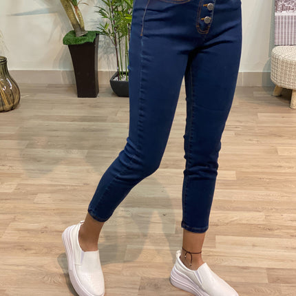 Pantalón 4 Botones - Azul Cristal