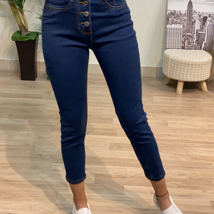 Pantalón 4 Botones - Azul Cristal