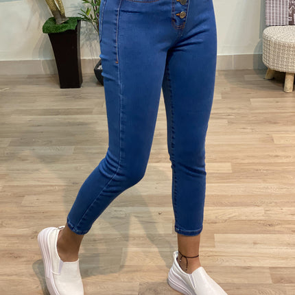 Pantalón 4 Botones - Azul Claro