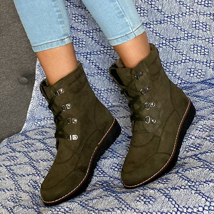 Botas Mujer Ankara - Verde Oscuro