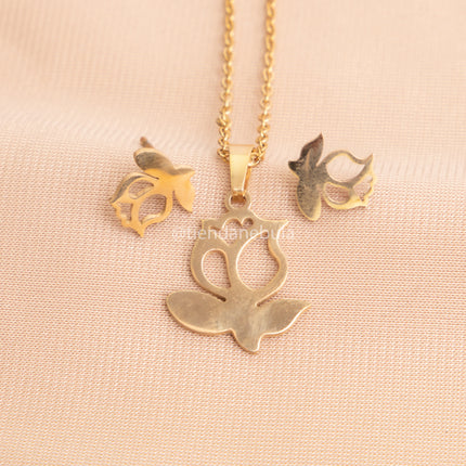 Set Collar Tulipán