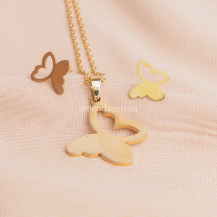 Set Collar Mariposa