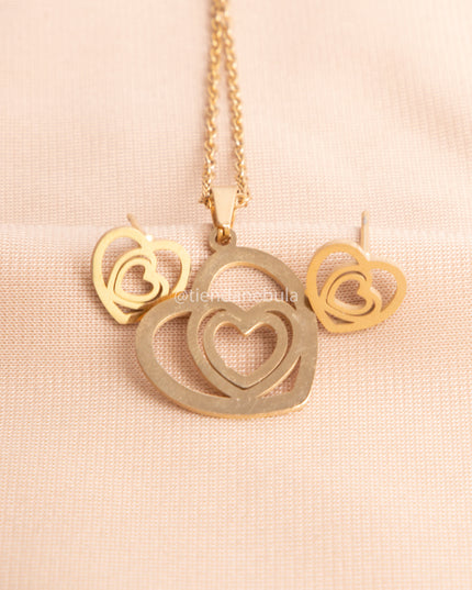 Set Collar Corazón 4