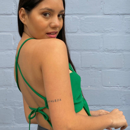Top Flor - Verde