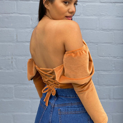 Corset July - Camel