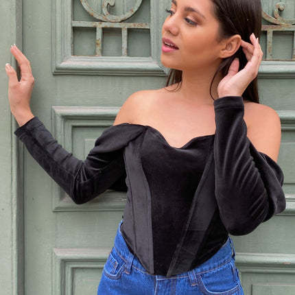 Corset July -  Negro