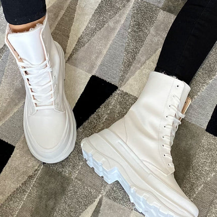 Botas Mujer Alanya - Blanco