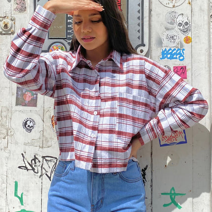 Camisa Teresa - Guinda