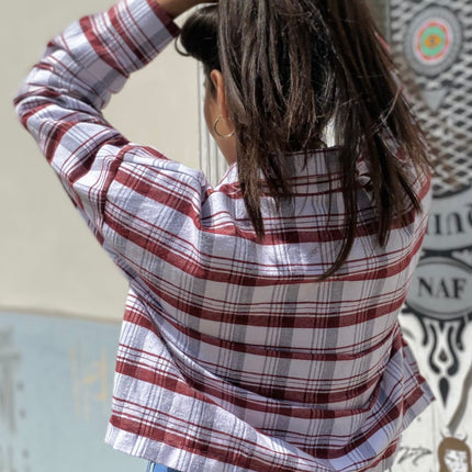 Camisa Teresa - Guinda