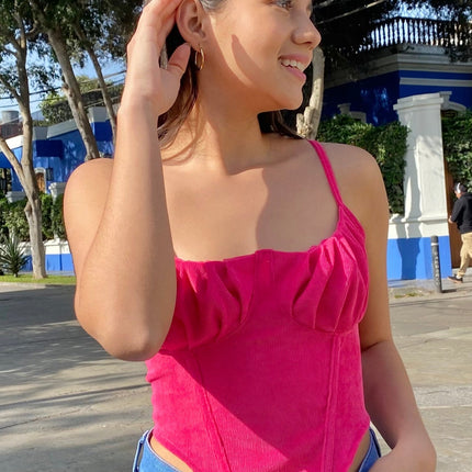Corset Reina - Fucsia
