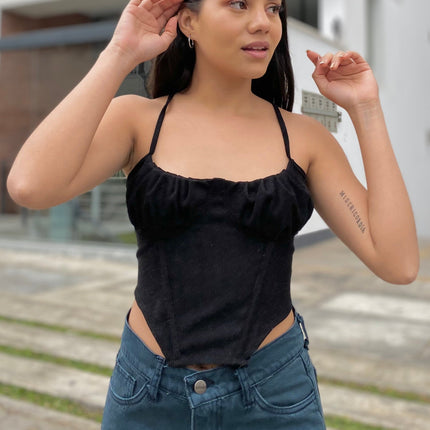 Corset Reina - Negro
