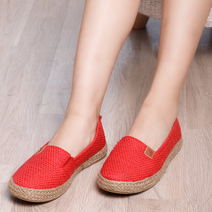 Alpargata Belen - Rojo Tela