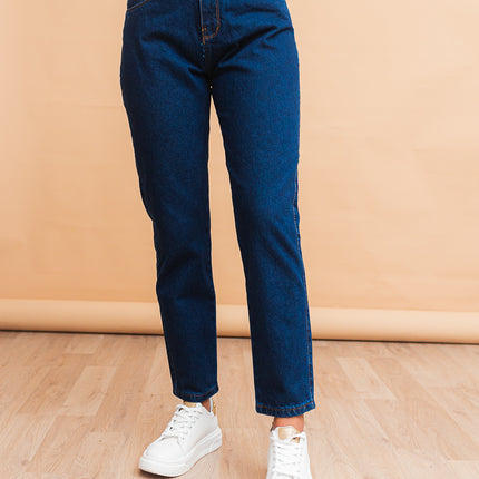Pantalon Mom 3.0 - Azul Cristal