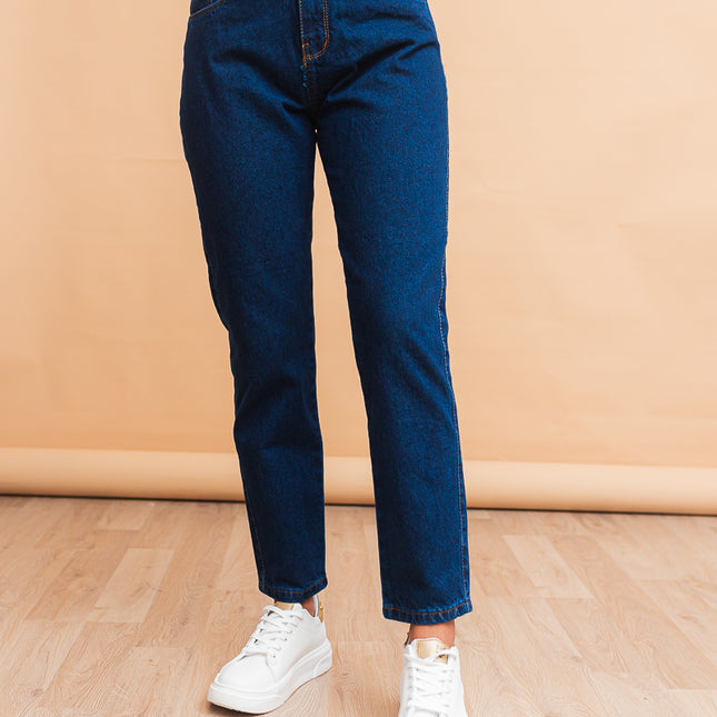 Pantalon Mom 3.0 - Azul Cristal