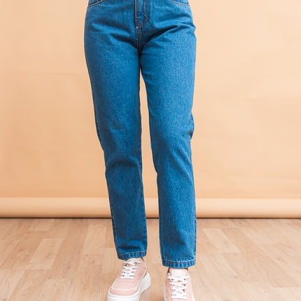 Pantalon Mom 3.0 - Azul