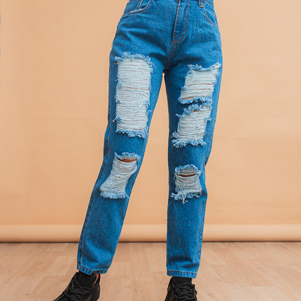 Pantalon Boyfriend 3.0 - Azul