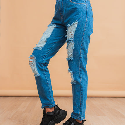 Pantalon Boyfriend 3.0 - Azul