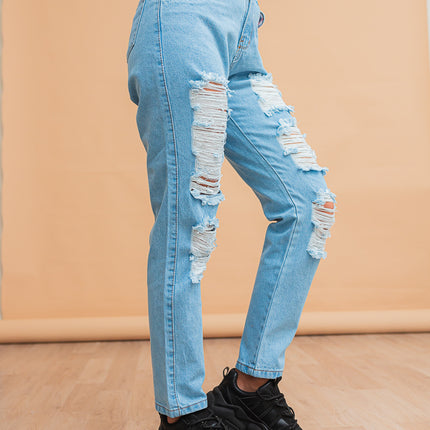 Pantalon Boyfriend 3.0 - Celeste