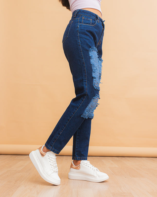Pantalon Boyfriend 3.0 - Azul Cristal