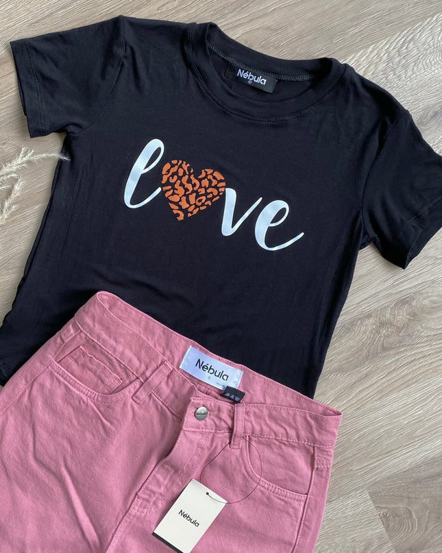 Polo Barú 10.0 - Love - Negro