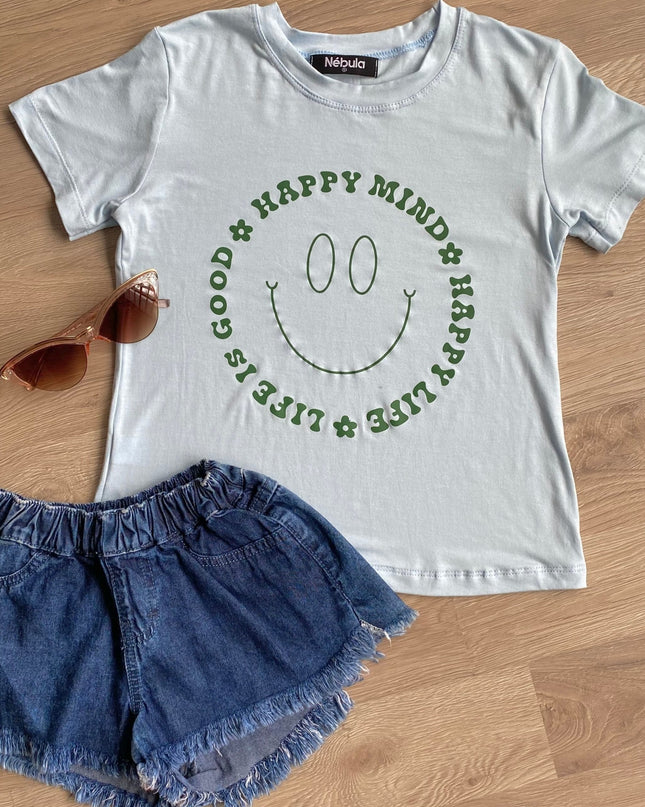 Polo Barú 10.0 - Happy Mind - Celeste