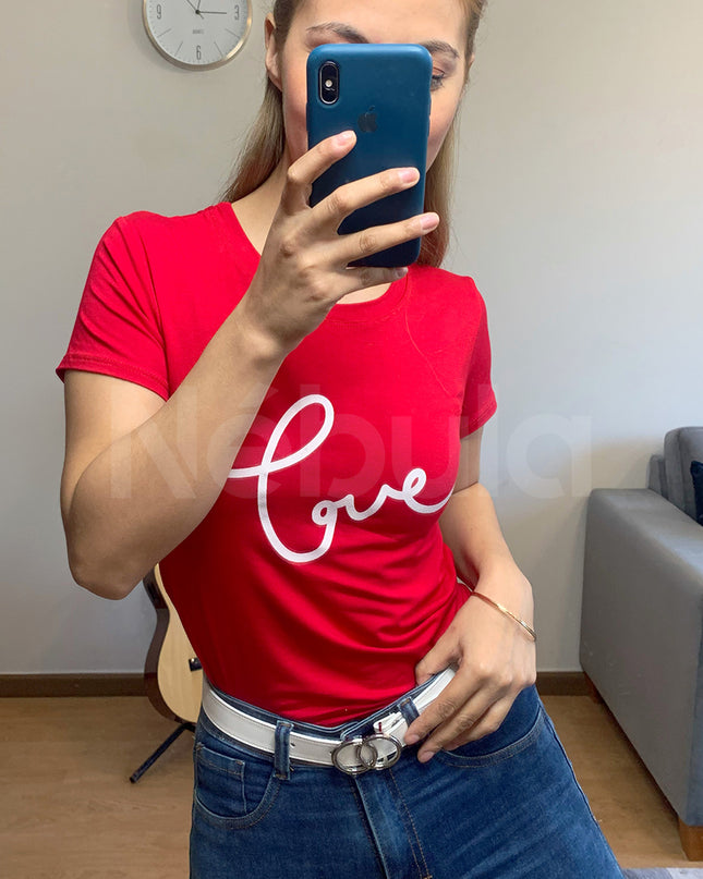 Polo Barú - Love - Rojo