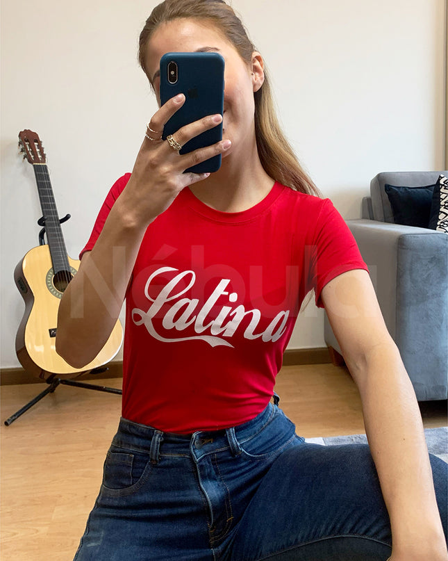 Polo Barú - Latina - Rojo