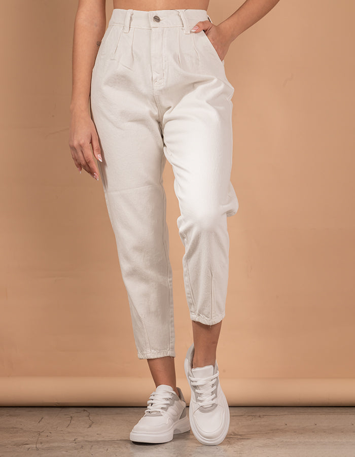 Pantalon 2025 slouchy blanco