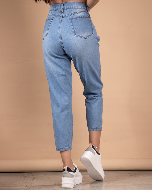 Pantalon Slouchy 4.0 - Celeste Focalizado