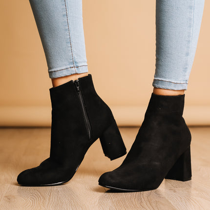 Botas Mujer Texas - Negro Gamuza