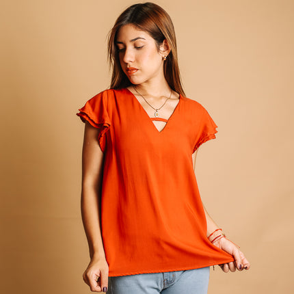 Blusa Maddy - Ladrillo