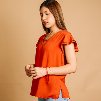 Blusa Maddy - Ladrillo