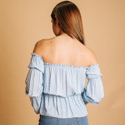 Blusa Tanya - Celeste