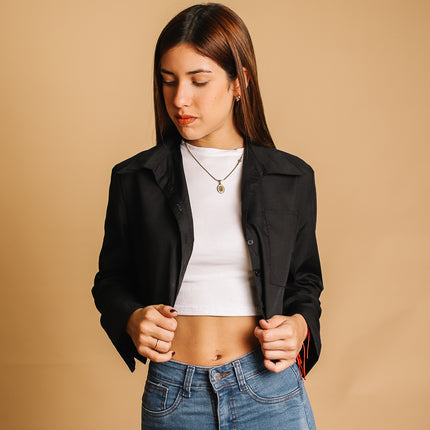 Camisa Camilla - Negro