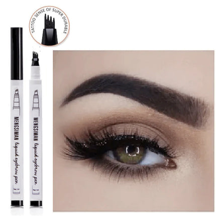 Plumón Lápiz Cejas Delineador Microblading - Black